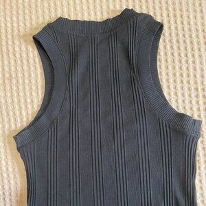 Zara Ribbed Crop Top - Size S